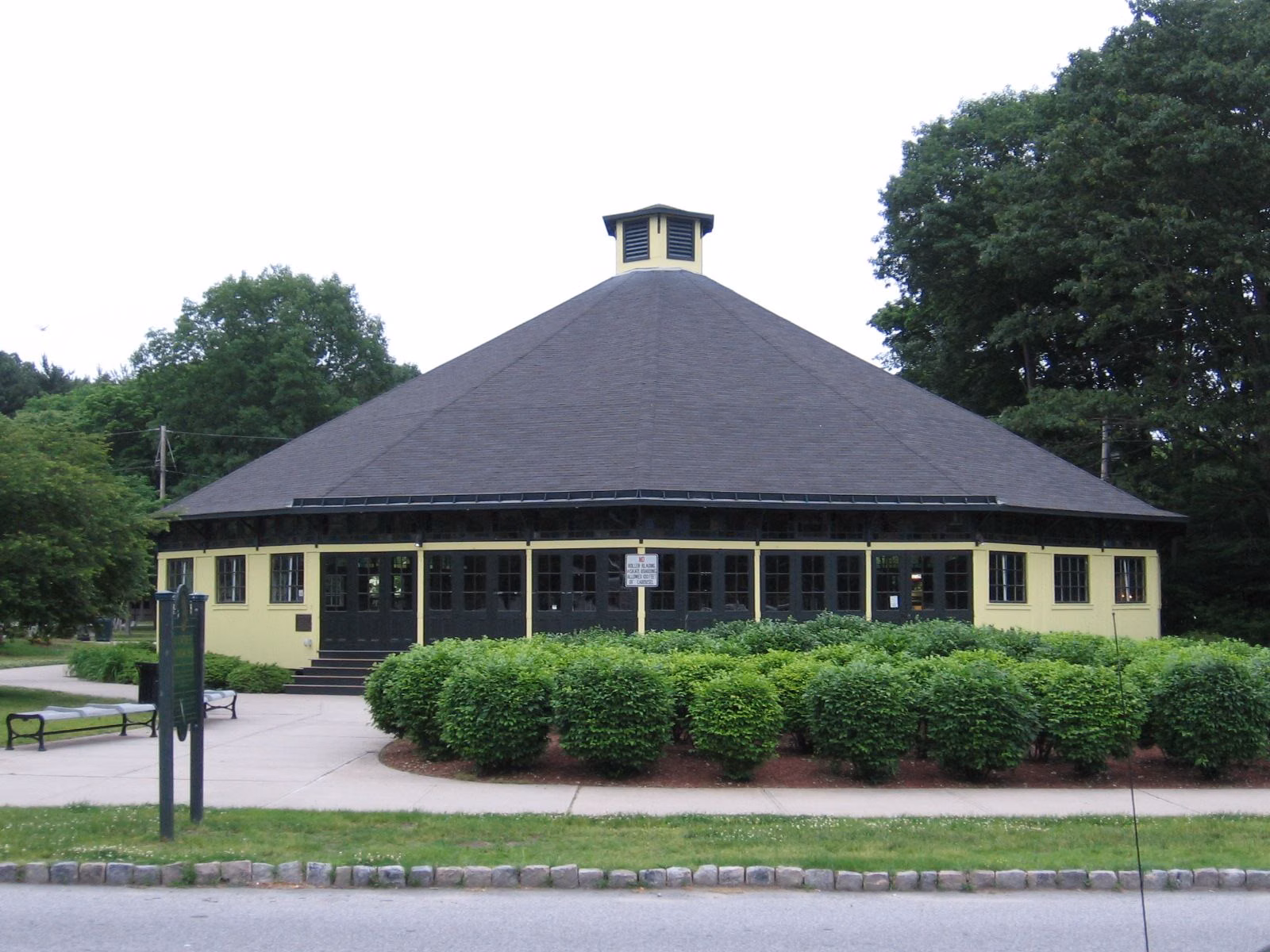 The Looff Carousel building in Slater Memorial Park, Pawtucket